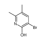 3-bromo-5,6-dimethyl-2(1H)-pyridinone(SALTDATA: FREE) Structure