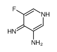 5-fluoropyridine-3,4-diamine Structure