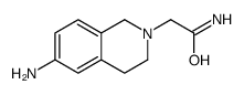 2-(6-amino-3,4-dihydro-1H-isoquinolin-2-yl)acetamide Structure