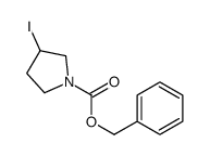 benzyl 3-iodopyrrolidine-1-carboxylate structure