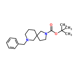 tert-butyl 7-benzyl-2,7-diazaspiro[4.5]decane-2-carboxylate Structure