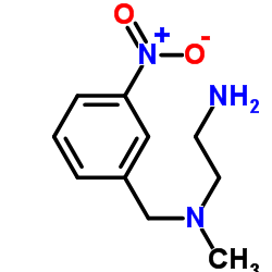 N-Methyl-N-(3-nitrobenzyl)-1,2-ethanediamine结构式