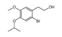 2-(2-bromo-4-isopropoxy-5-methoxyphenyl)ethanol Structure