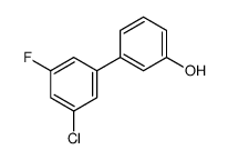 3-(3-chloro-5-fluorophenyl)phenol structure