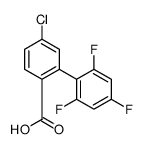 4-chloro-2-(2,4,6-trifluorophenyl)benzoic acid结构式