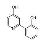 2-(2-hydroxyphenyl)-1H-pyridin-4-one结构式