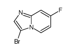 IMidazo[1,2-a]pyridine, 3-bromo-7-fluoro- structure