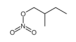 2-methylbutyl nitrate Structure