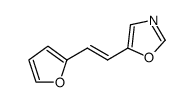 (E)-5-[2-(furan-2-yl)vinyl]oxazole结构式