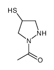 4-Pyrazolidinethiol, 1-acetyl- (9CI) Structure