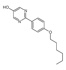 2-(4-Hexoxyphenyl)-5-hydroxypyrimidine Structure