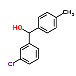 3-CHLORO-4'-METHYLBENZHYDROL Structure