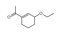 1-Acetyl-3-ethoxy-1-cyclohexene结构式