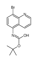 5-(N-BOC-Amino)-8-bromoquinoline Structure