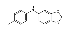 N-(p-tolyl)benzo[d][1,3]dioxol-5-amine structure