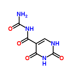 N-Carbamoyl-2,4-dioxo-1,2,3,4-tetrahydro-5-pyrimidinecarboxamide结构式