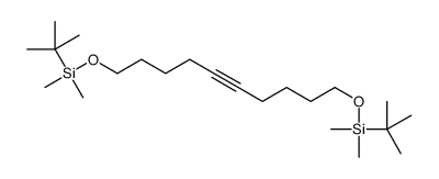 tert-butyl-[10-[tert-butyl(dimethyl)silyl]oxydec-5-ynoxy]-dimethylsilane结构式