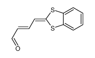 4-(1,3-benzodithiol-2-ylidene)but-2-enal结构式