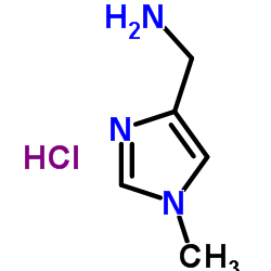 (1-methylimidazol-4-yl)methanamine;hydrochloride Structure