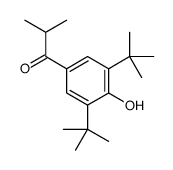 1-(3,5-ditert-butyl-4-hydroxyphenyl)-2-methylpropan-1-one Structure