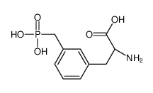 (2S)-2-amino-3-[3-(phosphonomethyl)phenyl]propanoic acid结构式