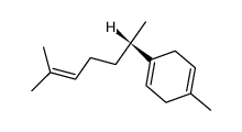 (6S)-2-methyl-6-(4-methyl-cyclohexa-1,4-dienyl)-hept-2-ene结构式