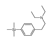 N,N-diethyl-2-(4-trimethylsilylphenyl)ethanamine Structure