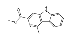 methyl 1-methyl-5H-pyrido[4,3-b]indole-3-carboxylate Structure