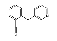 2-(吡啶-3-甲基)苯甲腈结构式