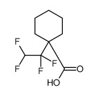 1-(1,1,2,2-tetrafluoroethyl)cyclohexane-1-carboxylic acid结构式