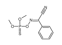 (2Z)-2-dimethoxyphosphinothioyloxyimino-2-phenyl-acetonitrile structure