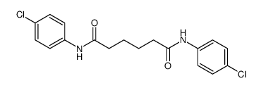 N,N'-bis(4-chlorophenyl)hexanediamide Structure