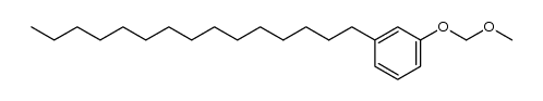 1-(methoxymethoxy)-3-pentadecylbenzene Structure