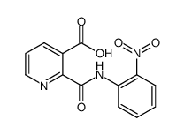 2-((2-nitrophenyl)carbamoyl)nicotinic acid Structure