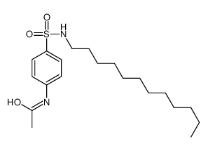 N-[4-(dodecylsulfamoyl)phenyl]acetamide结构式