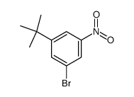 1-溴-3-(叔丁基)-5-硝基苯结构式