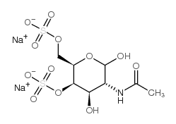 N-Acetyl-D-galactosamine-4,6-di-O-sulphatesodiumsalt结构式