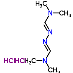 N'-((二甲基氨基)甲基)-N,N-二甲基甲腙盐酸盐结构式