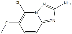 [1,2,4]Triazolo[1,5-a]pyridin-2-amine, 5-chloro-6-methoxy- Structure