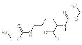 Lysine,N2,N6-dicarboxy-, N2,N6-diethyl ester, L- (8CI)结构式