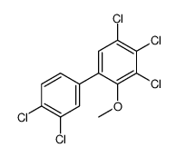 1,2,3-trichloro-5-(3,4-dichlorophenyl)-4-methoxybenzene结构式