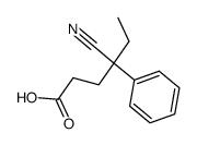 4-cyano-4-phenylhexanoic acid Structure