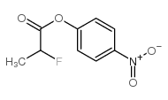 4-硝基苯基2-氟丙酸酯结构式
