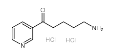 3-(5-氨基戊酰基)吡啶二盐酸盐结构式