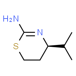 4H-1,3-Thiazin-2-amine,5,6-dihydro-4-(1-methylethyl)-,(R)-(9CI)结构式