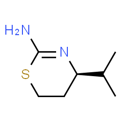 4H-1,3-Thiazin-2-amine,5,6-dihydro-4-(1-methylethyl)-,(R)-(9CI) structure