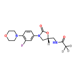 (R)-Linezolid-d3结构式