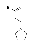 N-(3-bromo-3-butenyl)pyrrolidine结构式