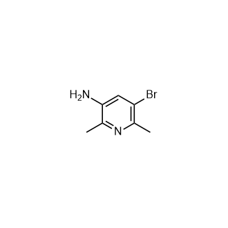 5-Bromo-2,6-dimethyl-3-pyridinamine Structure