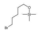 5-bromopentoxy(trimethyl)silane结构式